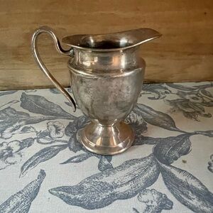 Vintage Silver Cream Pitcher by FB Roger’s Silver Company